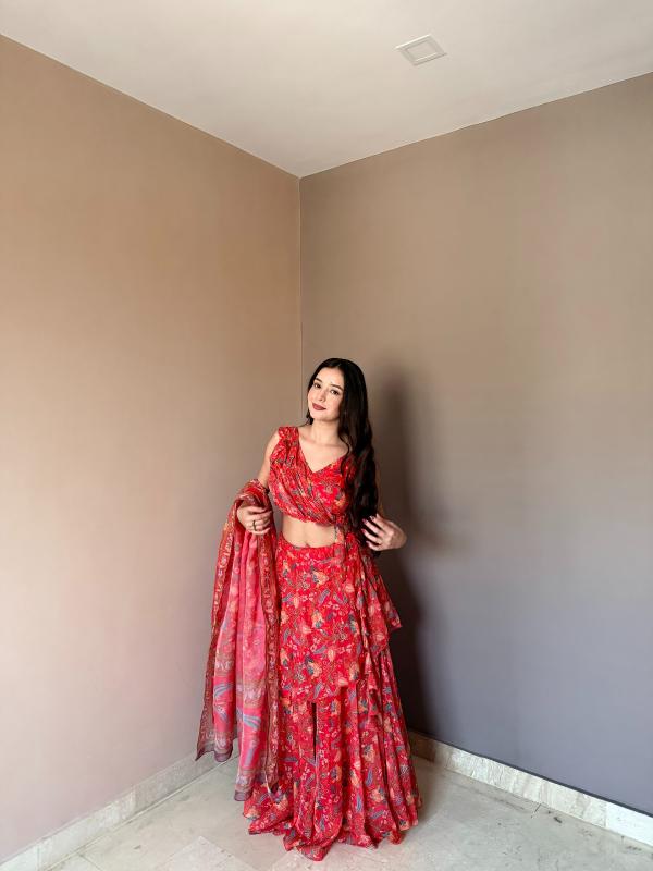 KR : 112 floral Designer Lehenga choli wholesale