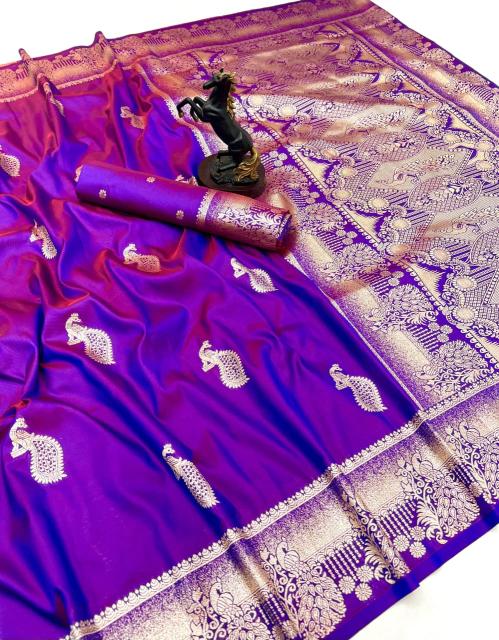 Malhar nisha-vol-4 banarasi silk top saree wholesalers in surat