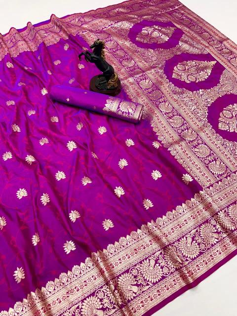 Malhar nisha-vol-6 banarasi silk saree wholesale market in surat