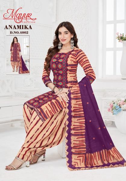 Mayur anamika vol-4 wholesale retailers for dress materials pimpri