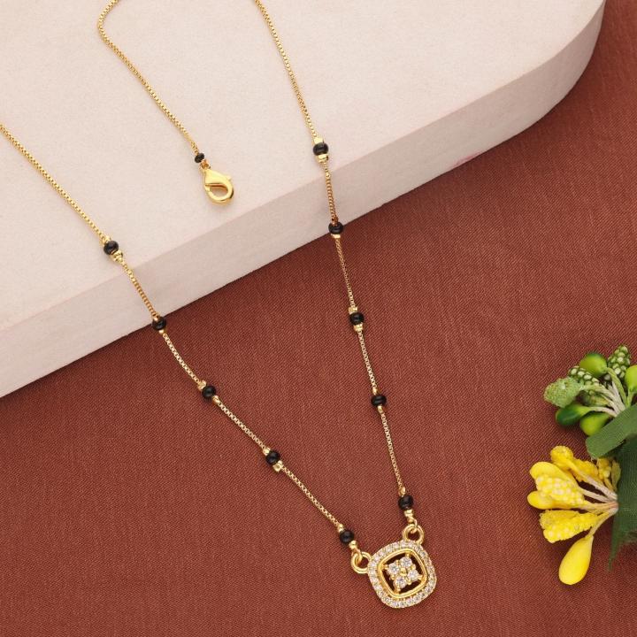 Micro gold polish manglsutra 2033 Bridal Mangalsutra in Pune