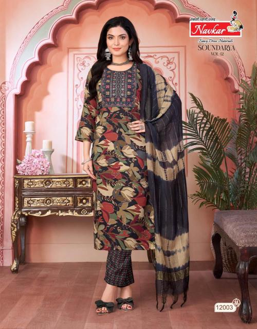 Navkar soundarya vol 12 kurti wholesale suppliers