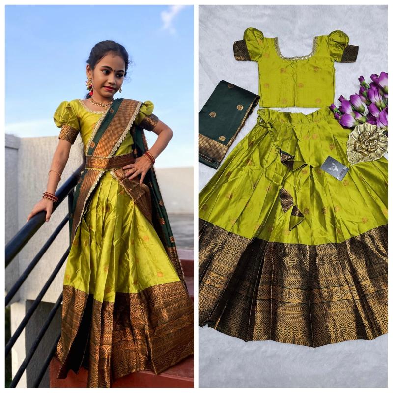 NEW LAUNCING KIDS LEHENGA CHOLI Wholesale clothing market in India