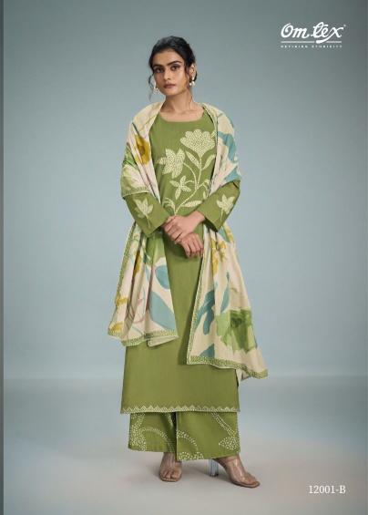 Omtex gurleen cotton dress material wholesale