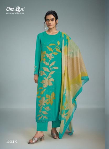 Omtex sakura cotton dress materials wholesale 