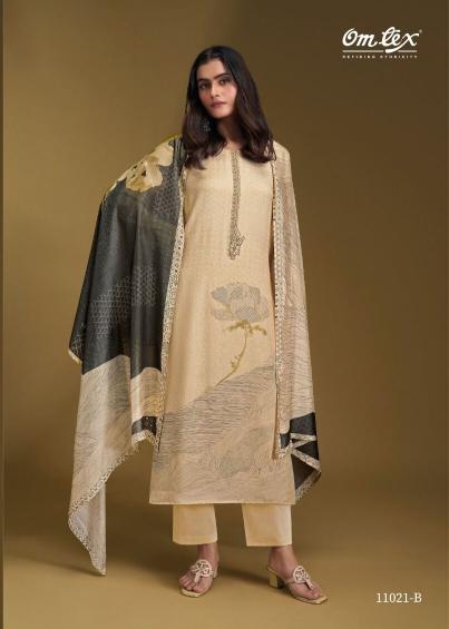 Omtex yamika printed dress material wholesale