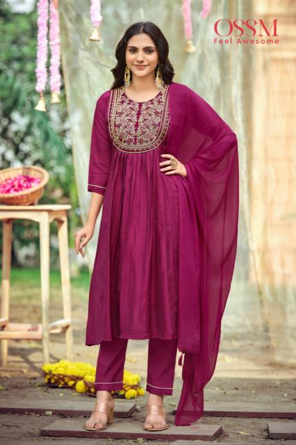 Ossm noor 3pcs kurti wholesaler in puenan 