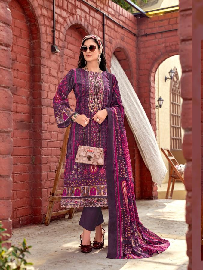 Pakiza farmaish vol 8 wholesale cotton dress material online