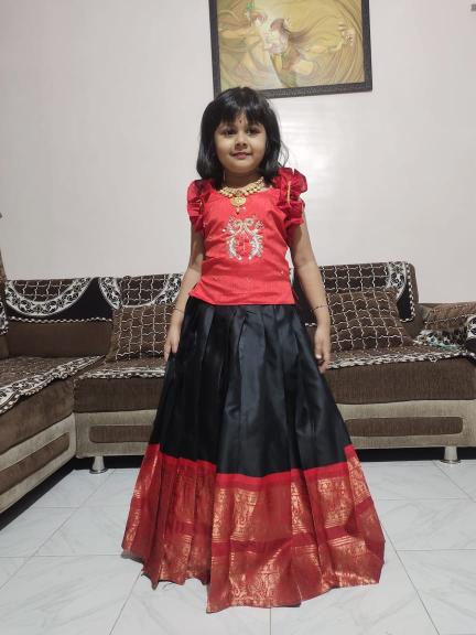 PONGAL SPECIAL kids lehenga silk Indian clothing wholesale online