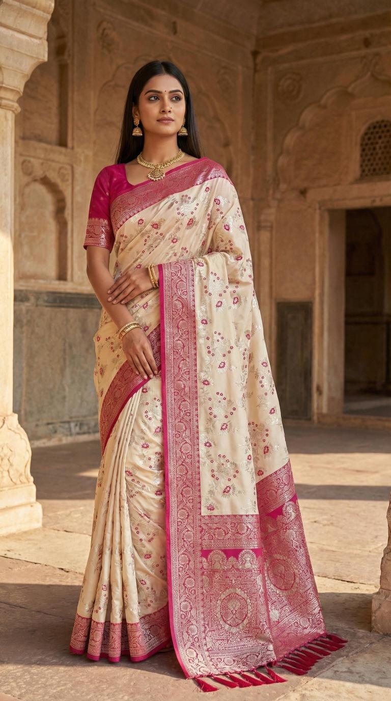 Radhika Banarasi saree in wholesale Surat