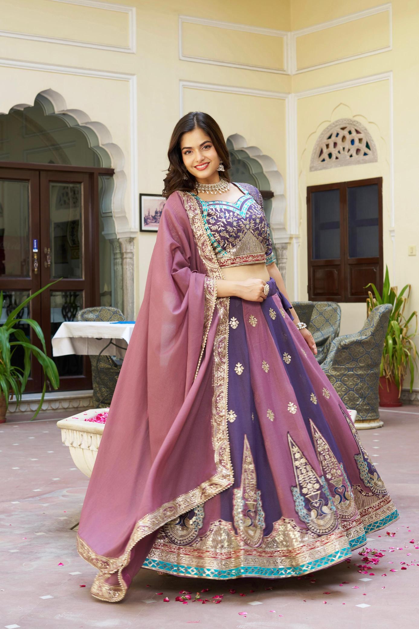 Ram-149 georgette Designer lehenga choli in Bangalore