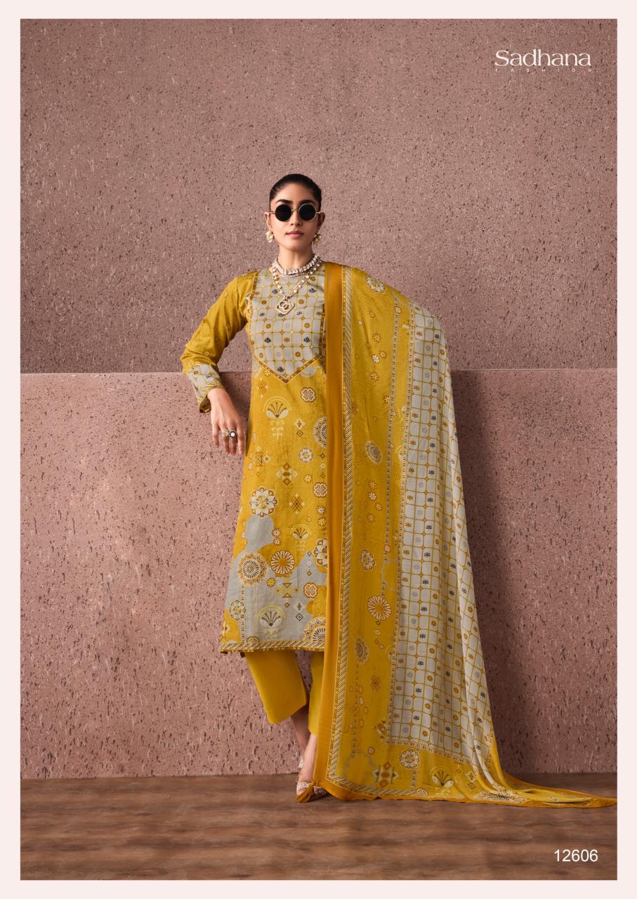 Sadhana siena printed jaipur cotton dress material wholesale