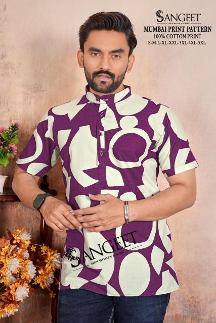 Sangeet mumbai print pattern mens shirts wholesaler in bardoli