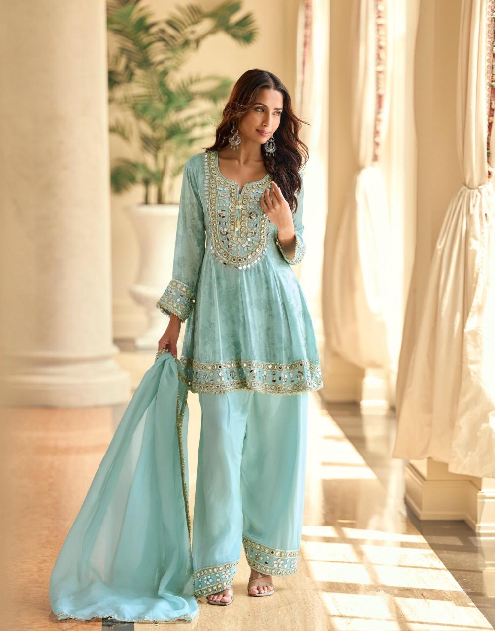 Sayuri mirror salwar suits at wholesale price 