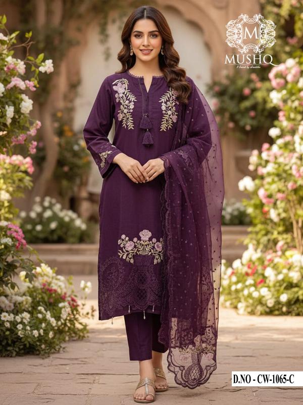 Shraddha designer mushk CW-1065 lawn pakistani suits