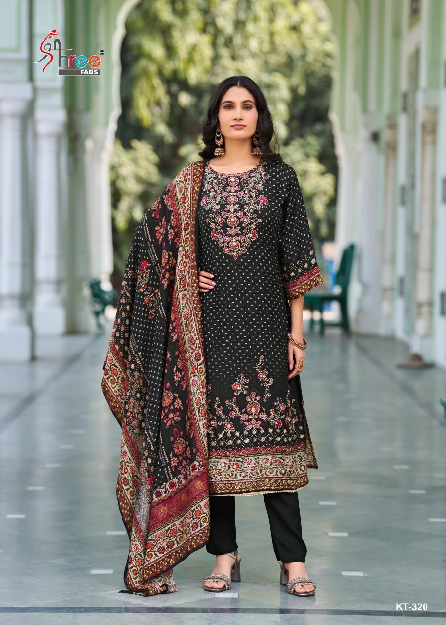 Shree fabs KT - 320 wholesale dress materials in tirupur