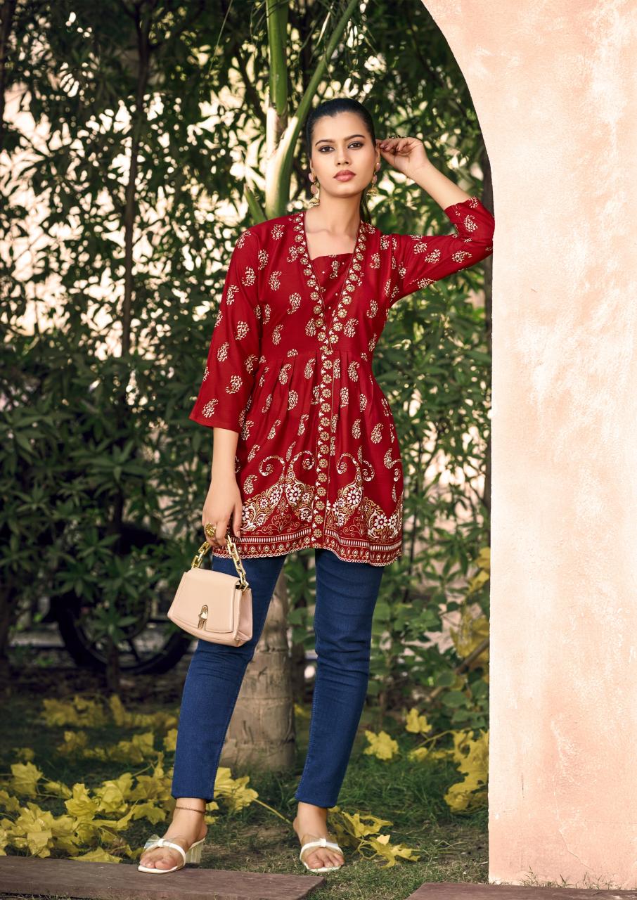 Shreen western 4 you kurti tops wholesale india 