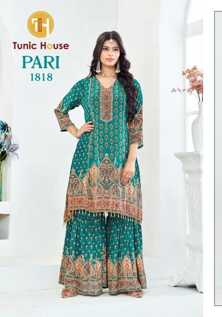 Tunic house pari-sharara pakistani original suits wholesale in pakistan