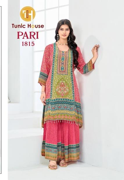 Tunic house pari-sharara pakistani suits wholesale price