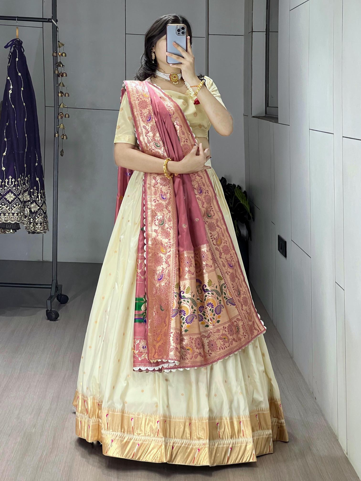 Ved Paithani Silk GJR Surat Ethnic Lehenga Choli Distributors
