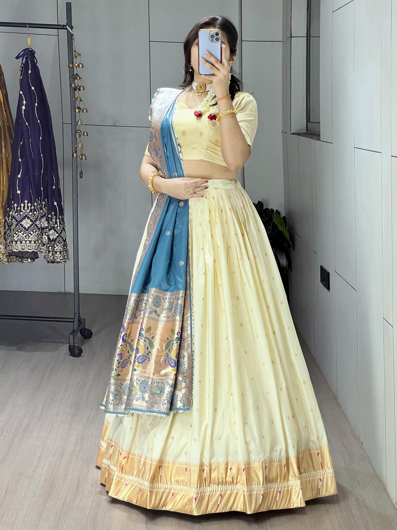 Ved Paithani Silk RAMA Surat Wholesale Party Wear Lehenga Choli
