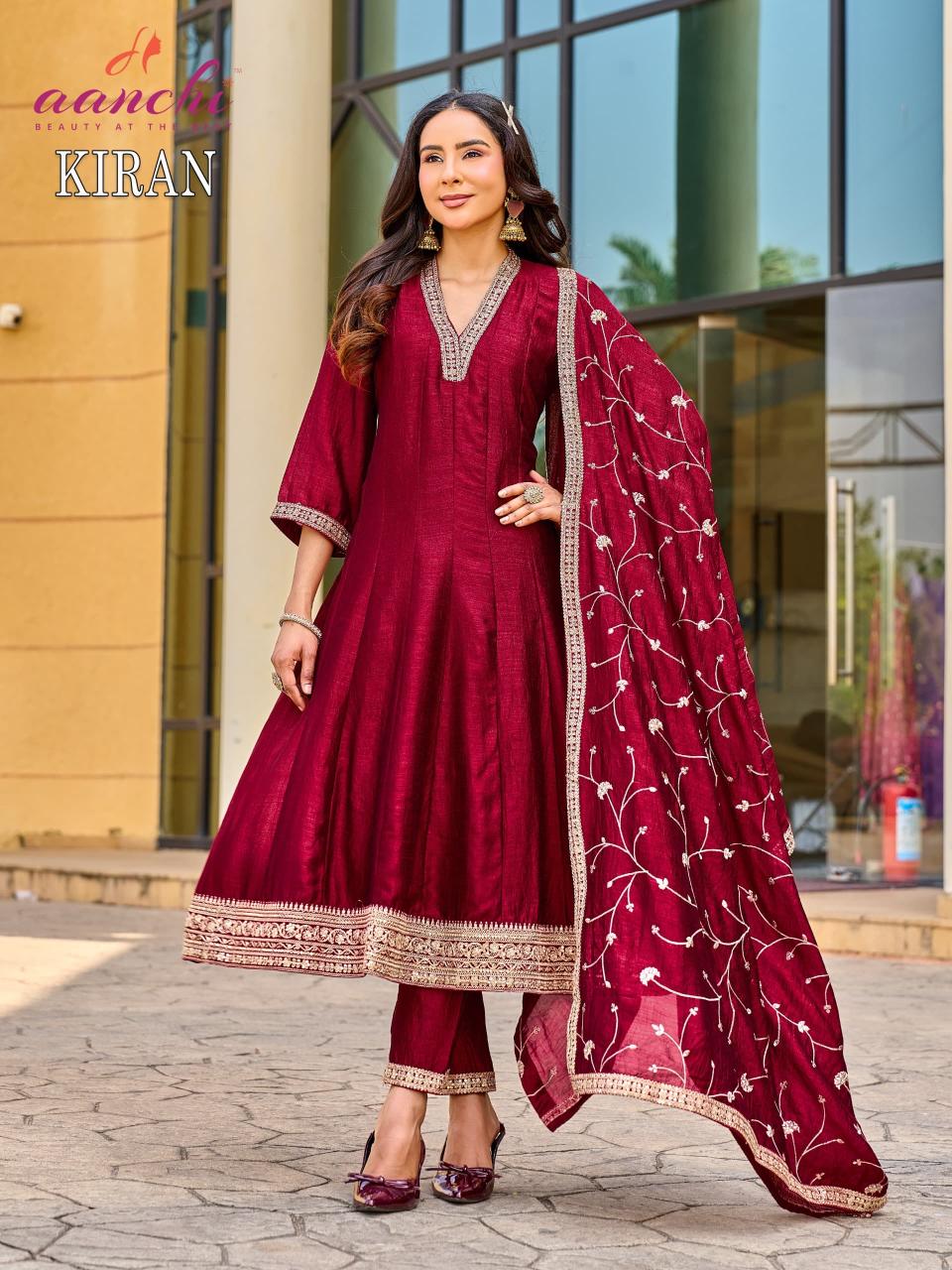 Aanchi kiran anarkali ladies kurtis wholesale online shopping 