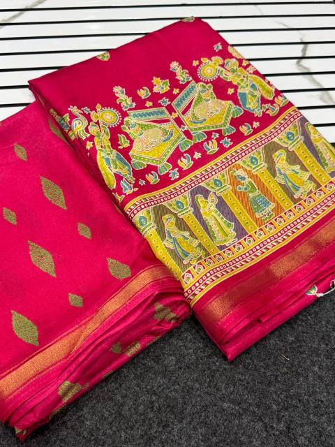 Akshara russian dola silk wholesaler of sarees in surat 