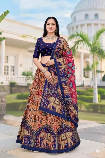 Artriddhs Dola silk vol 25 Designer lehenga wholesalers in Mumbai