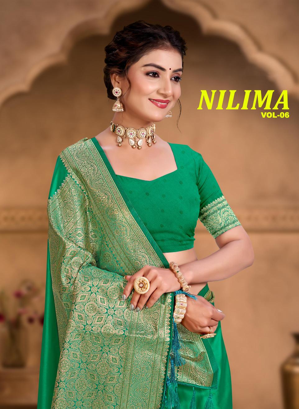 Bunawat - Nilima 06 Sangam Prints Silk Woven Work Traditional Saree
