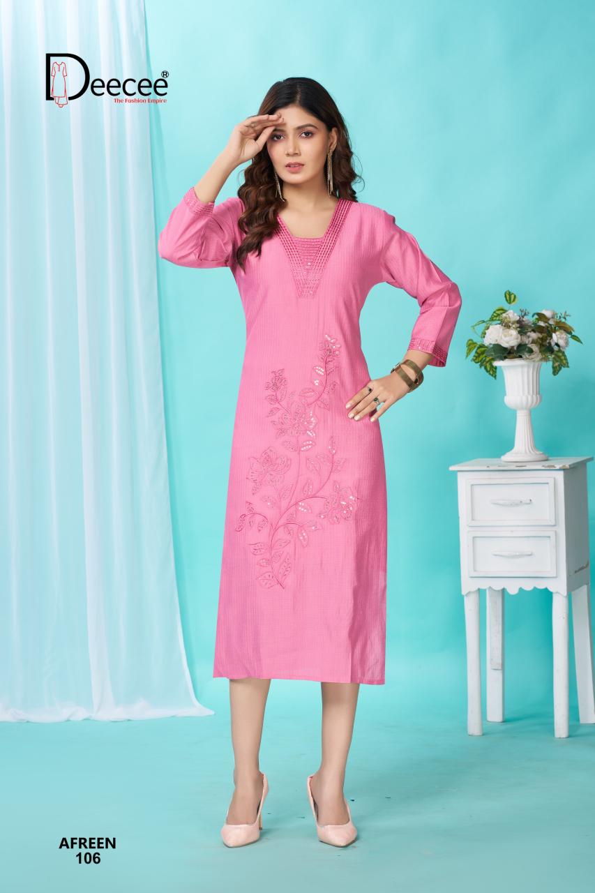 Deecee afreen ladies woolen kurtis wholesale 