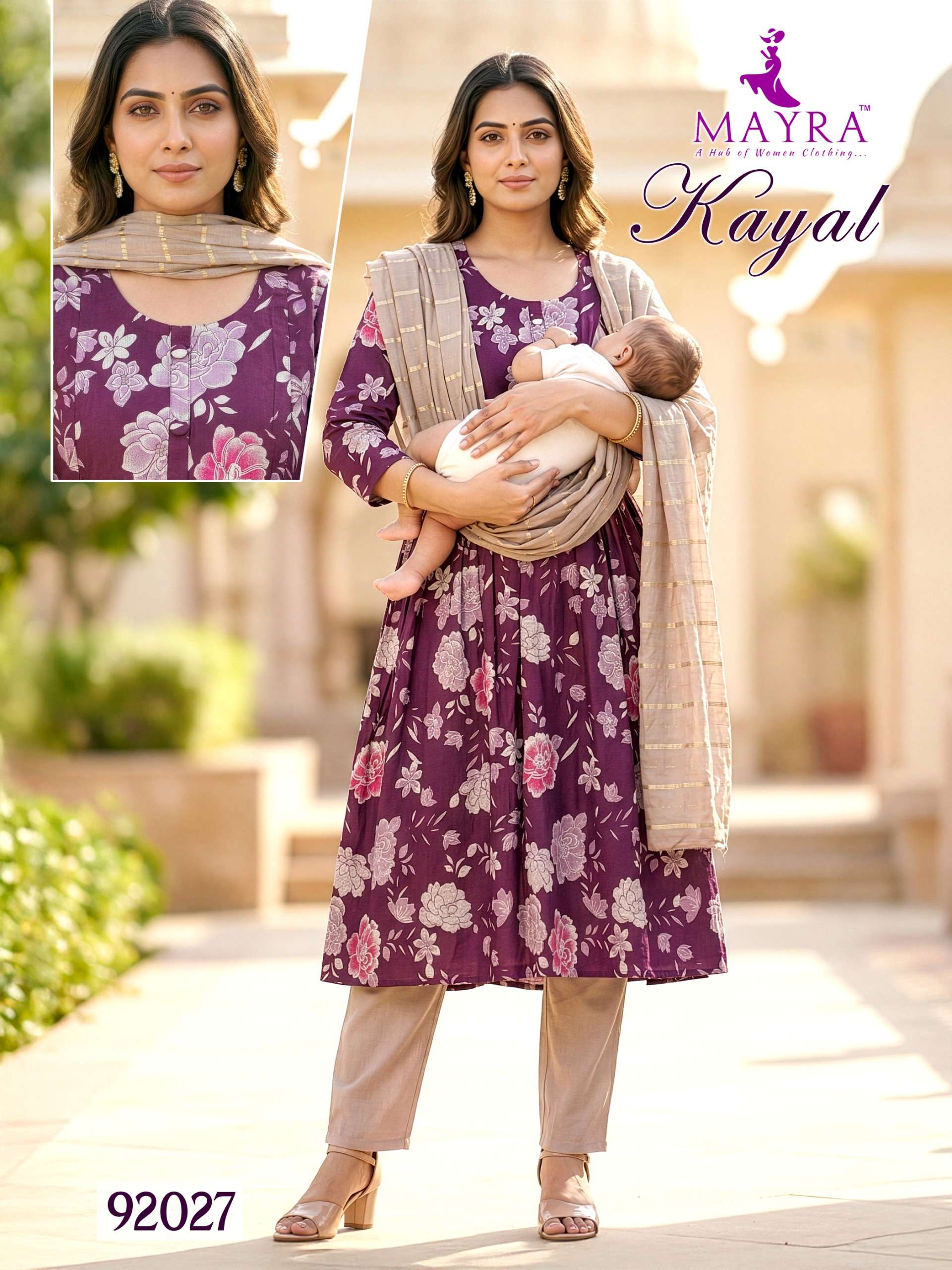 Desi kudi mayra kayal feeding ladies kurtis in agra on wholesale 
