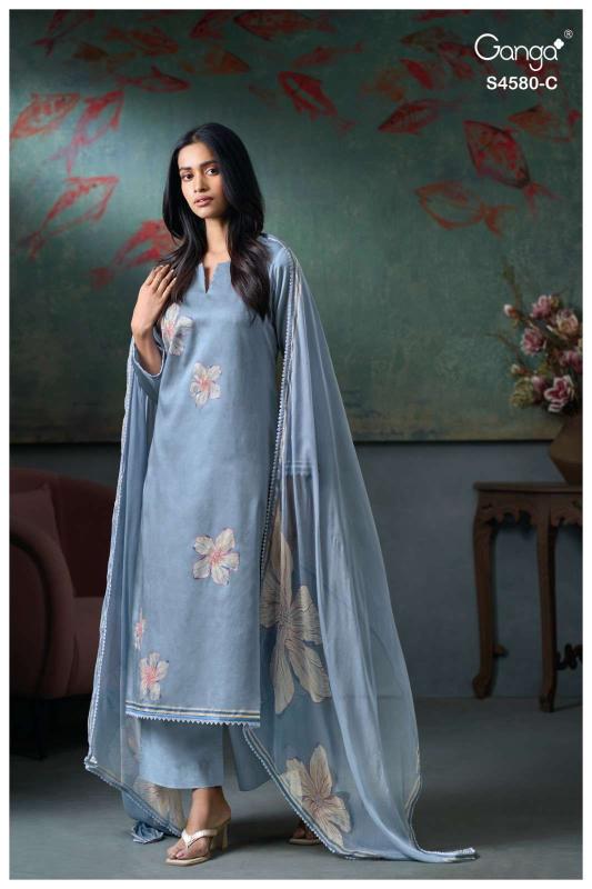 Ganga avera 4580 south cotton dress material wholesale 
