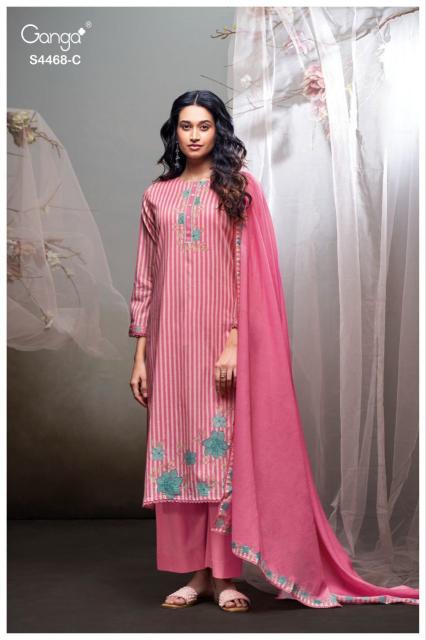 Ganga mivira 4468 cotton dress material wholesale market