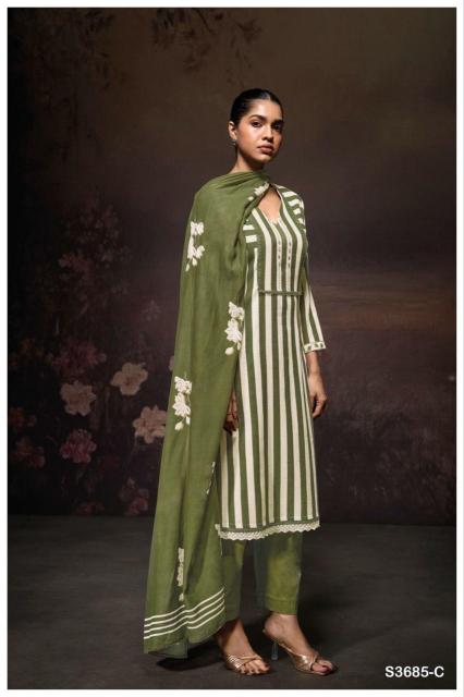 Ganga Ziana 3685 Dress materials wholesale market in hydrabad