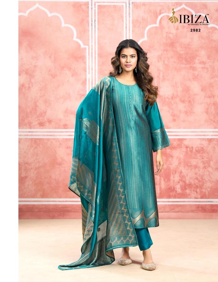 Ibiza brusnika surat dress material wholesale price 