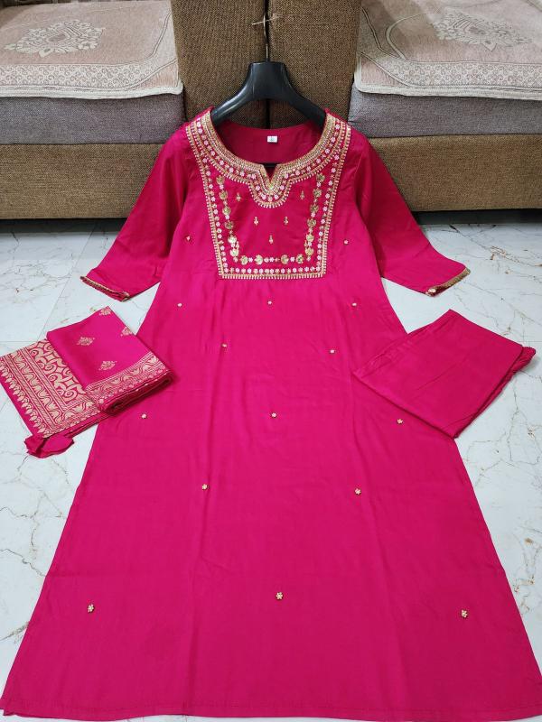 Jaipuri 3pcs latest selfie kurti in tamilnadu wholesaler 