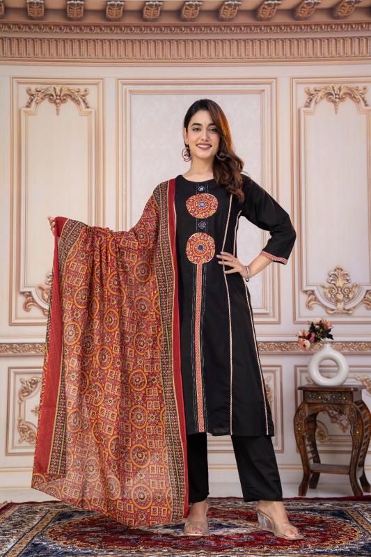 Janni 3pcs kurti wholesale ethnic wear India 