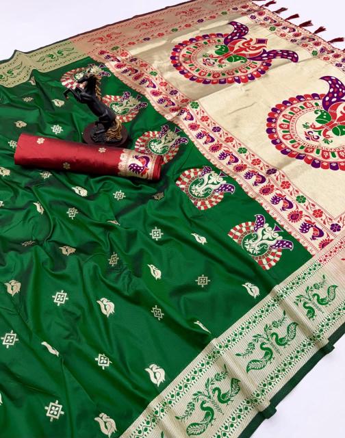 Malhar mayurika paithani wholesale saree market india 