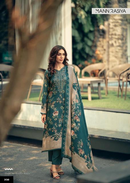 Mannrasiya ezo printed dress materials wholesalers 