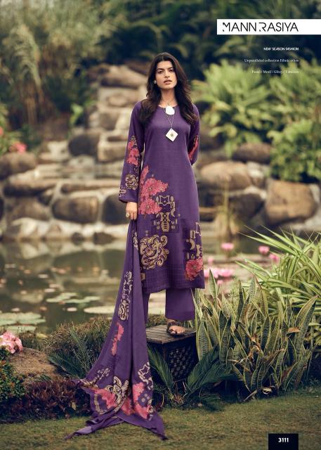 Mannrasiya grace cotton dress material wholesale 