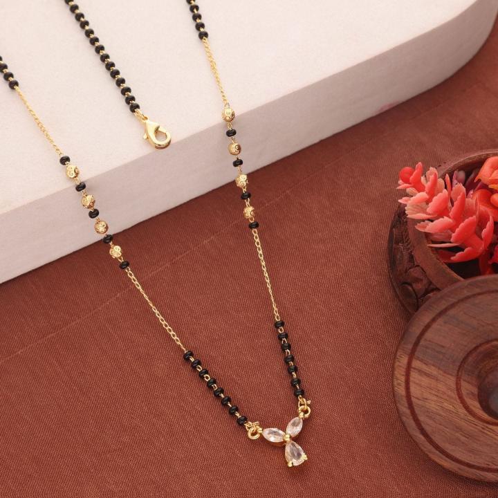 Micro gold polish manglsutra 2053 wholesale indian imitation jewellery