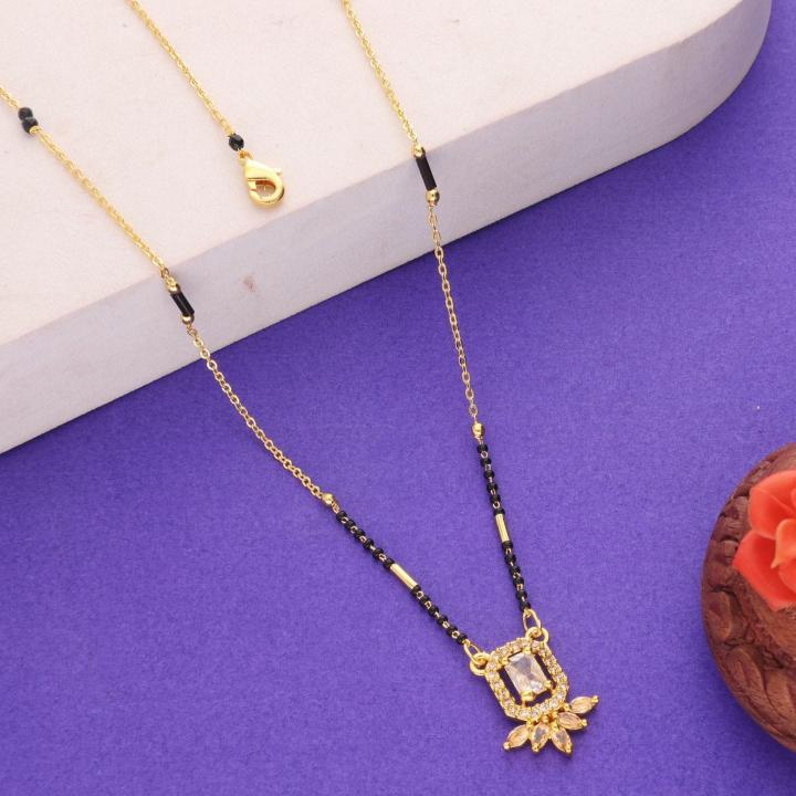 Micro gold polish manglsutra 2066 Best artificial jewellery market in Delhi