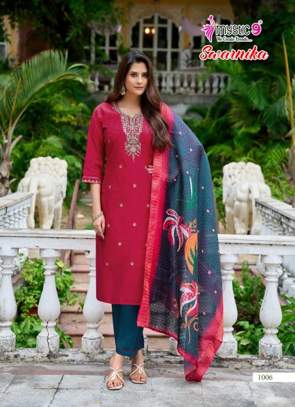 Mystic9 swarnika vol 1 kurtis wholesale market in ludhiana 