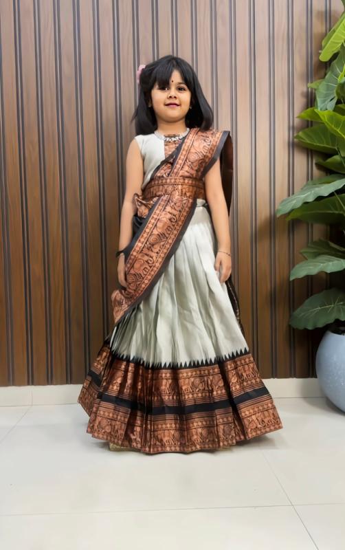 NEW LAUNCING 3 STYLE  WEARING silk Wholesale market for kids clothing in India