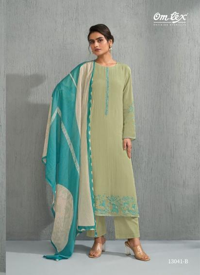 Omtex zehra silk dress material wholesale