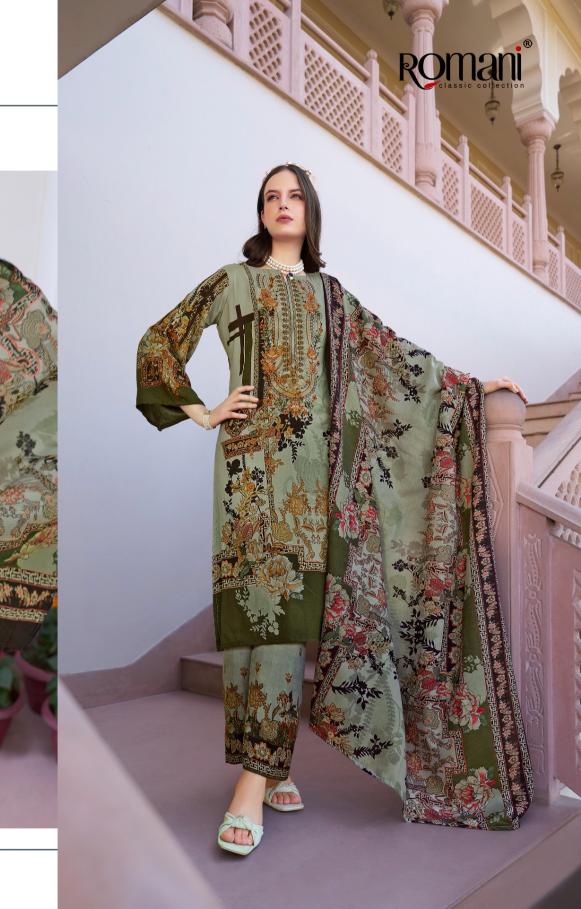 Romani mahira vol-7 wholesale pakistani dress materials