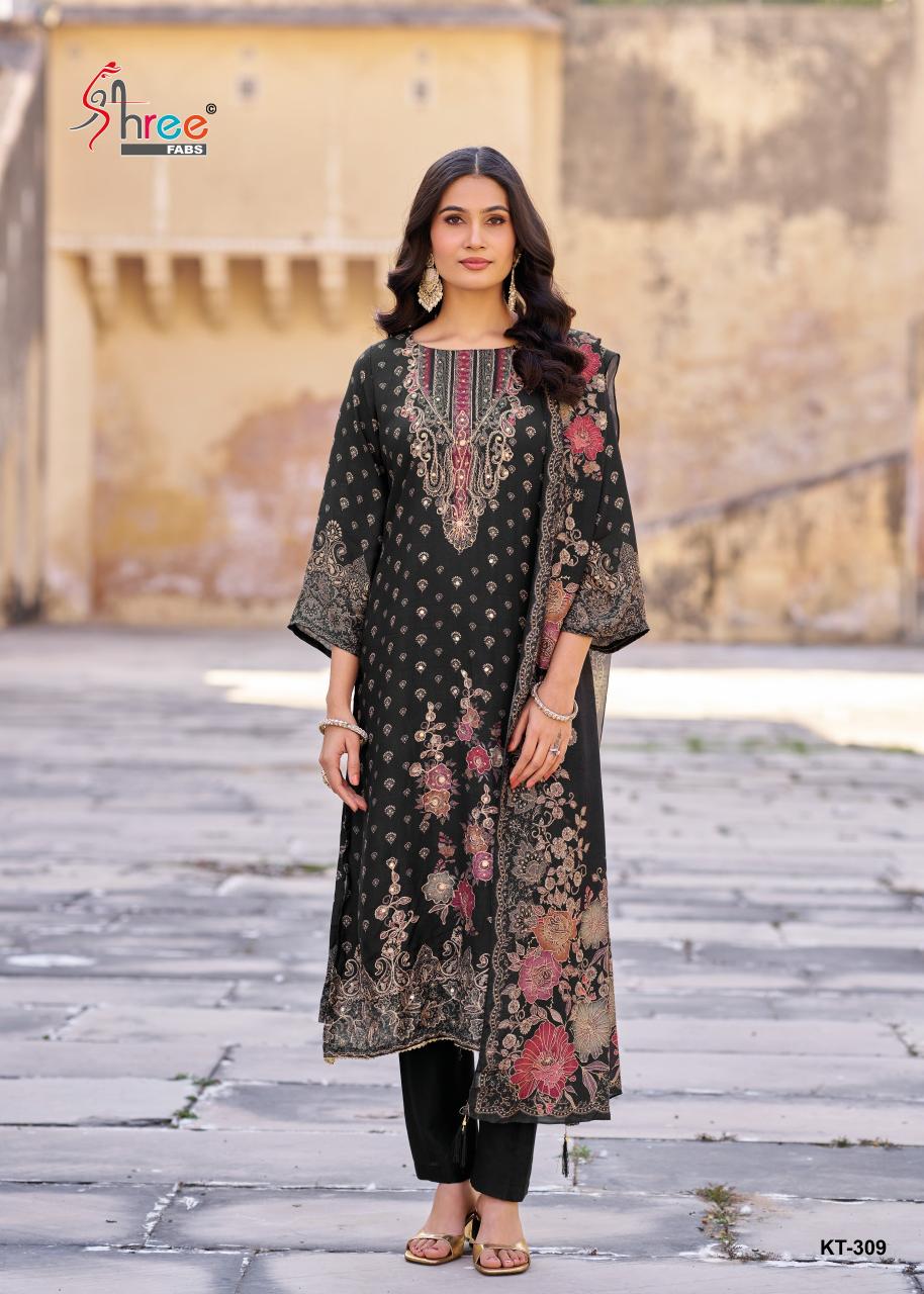 Shree fabs KT - 309 dress material wholesale India 