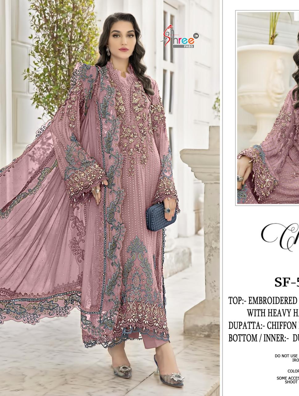 Shree fabs SF -5535 new color export quality salwar suits supplier India 