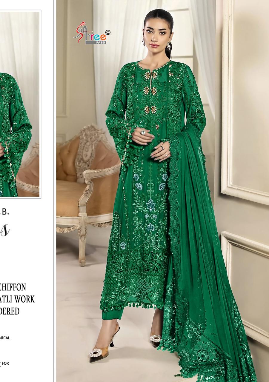 Shree fabs SF-5562 wholesale straight salwar suit 