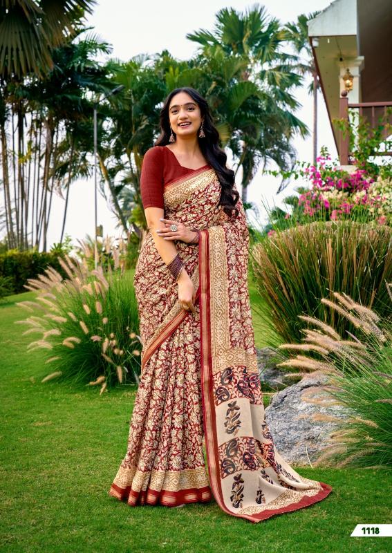 Tulsi sr mulmul printed wholesale market saree 